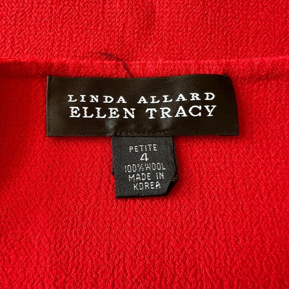 LINDA ALLARD ELLEN TRACY SKIRT 4 PETITE 100% WOOL TRUE WRAP PENCIL CAREER VTG - Picture 11 of 12
